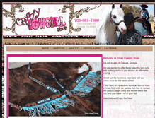 Tablet Screenshot of crazycowgirlshop.com